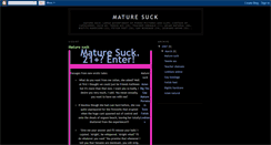 Desktop Screenshot of mature-suck.blogspot.com