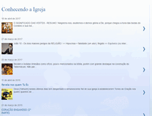 Tablet Screenshot of conhecendoaigreja.blogspot.com
