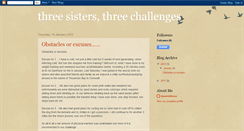 Desktop Screenshot of 3sisters3challenges.blogspot.com