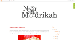 Desktop Screenshot of nurmudrikah.blogspot.com
