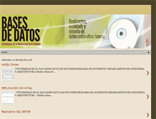 Tablet Screenshot of basesdedatosues.blogspot.com