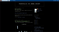 Desktop Screenshot of annarouhu.blogspot.com