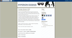 Desktop Screenshot of lakshmi-hyperion.blogspot.com