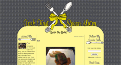 Desktop Screenshot of forkfirstspoonlater.blogspot.com