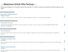 Tablet Screenshot of beasiswazone.blogspot.com