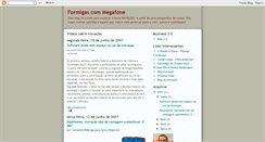 Desktop Screenshot of formigascommegafone.blogspot.com