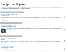 Tablet Screenshot of formigascommegafone.blogspot.com