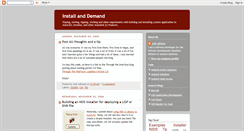 Desktop Screenshot of installanddemand.blogspot.com