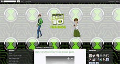 Desktop Screenshot of ben10fan-blog.blogspot.com