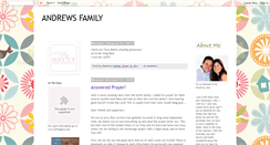 Desktop Screenshot of andrewsfamilyjda.blogspot.com