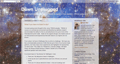 Desktop Screenshot of dawnunplugged.blogspot.com
