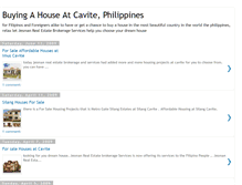 Tablet Screenshot of buy-a-house-cavite.blogspot.com