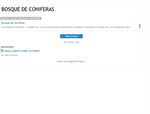 Tablet Screenshot of mibosquedeconiferas.blogspot.com