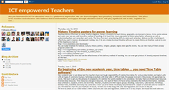 Desktop Screenshot of ictempoweredteachers.blogspot.com