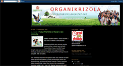 Desktop Screenshot of organikrizola.blogspot.com