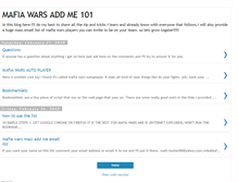 Tablet Screenshot of mafiawarsaddme101.blogspot.com