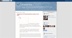 Desktop Screenshot of ectoplasmsoup.blogspot.com