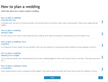 Tablet Screenshot of howtoplanawedding1.blogspot.com