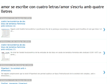 Tablet Screenshot of amorseescribeconcuatroletras.blogspot.com