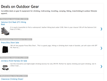 Tablet Screenshot of outdoorgearsale.blogspot.com