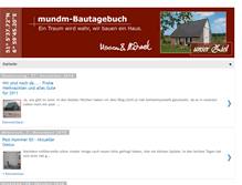 Tablet Screenshot of mundm-bautagebuch.blogspot.com