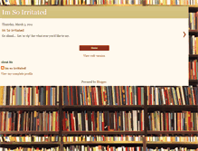 Tablet Screenshot of im-so-irritated.blogspot.com