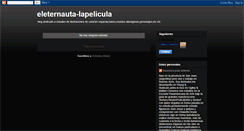 Desktop Screenshot of eleternauta-lapelicula.blogspot.com