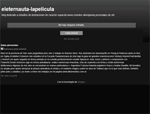 Tablet Screenshot of eleternauta-lapelicula.blogspot.com