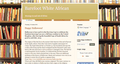 Desktop Screenshot of barefootwhiteafrican.blogspot.com