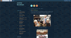 Desktop Screenshot of joannagoodman.blogspot.com
