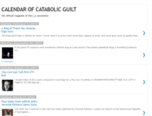 Tablet Screenshot of catabolicguiltcalendar.blogspot.com