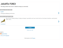 Tablet Screenshot of jakartaforexcommunity.blogspot.com