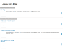 Tablet Screenshot of margenejohnson.blogspot.com