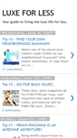 Mobile Screenshot of luxeforless.blogspot.com