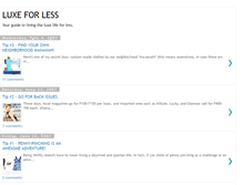Tablet Screenshot of luxeforless.blogspot.com