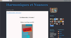 Desktop Screenshot of harmoniques-nuances.blogspot.com