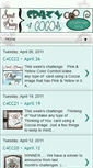 Mobile Screenshot of crazy4cocoachallenges.blogspot.com