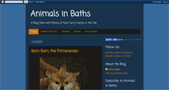 Desktop Screenshot of animalsinbaths.blogspot.com
