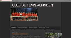 Desktop Screenshot of clubdetenisalfinden.blogspot.com