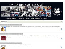 Tablet Screenshot of amicsdelcaudesalt.blogspot.com