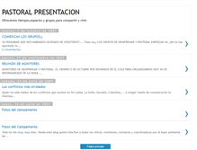 Tablet Screenshot of pastoralpresentacion.blogspot.com