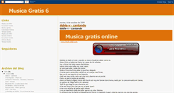 Desktop Screenshot of musicagratis-6.blogspot.com