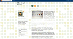 Desktop Screenshot of misscong.blogspot.com