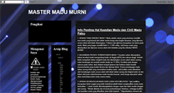 Desktop Screenshot of mastermadumurni.blogspot.com