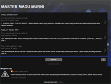 Tablet Screenshot of mastermadumurni.blogspot.com