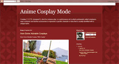 Desktop Screenshot of animationcosplay.blogspot.com