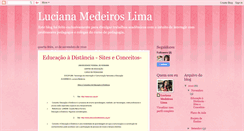 Desktop Screenshot of lucianamedeirosfranr.blogspot.com