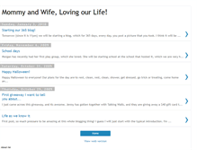 Tablet Screenshot of mommyandwifelovingourlife.blogspot.com