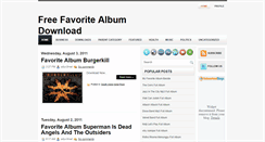 Desktop Screenshot of favorite-album.blogspot.com