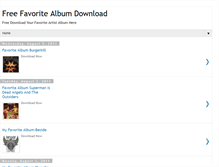 Tablet Screenshot of favorite-album.blogspot.com